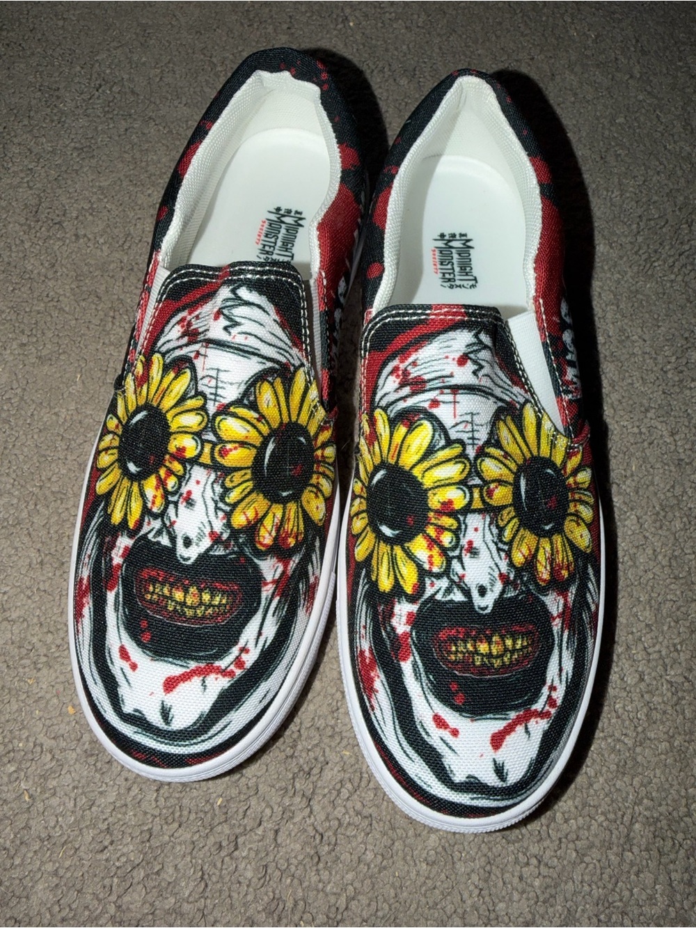 Art the Clown Slip ons